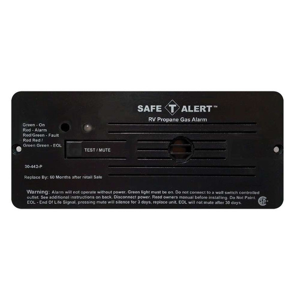 Safe-T-Alert Safe-T-Alert 30 Series 12V RV Propane Alarm - Black [30-442-P-BL] MyGreenOutdoors