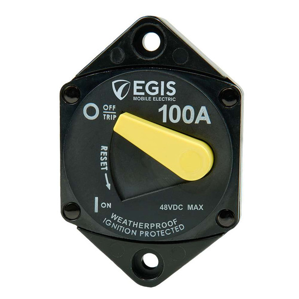 Egis Mobile Electric Egis 100A Panel Mount 87 Series Circuit Breaker [4707-100] MyGreenOutdoors