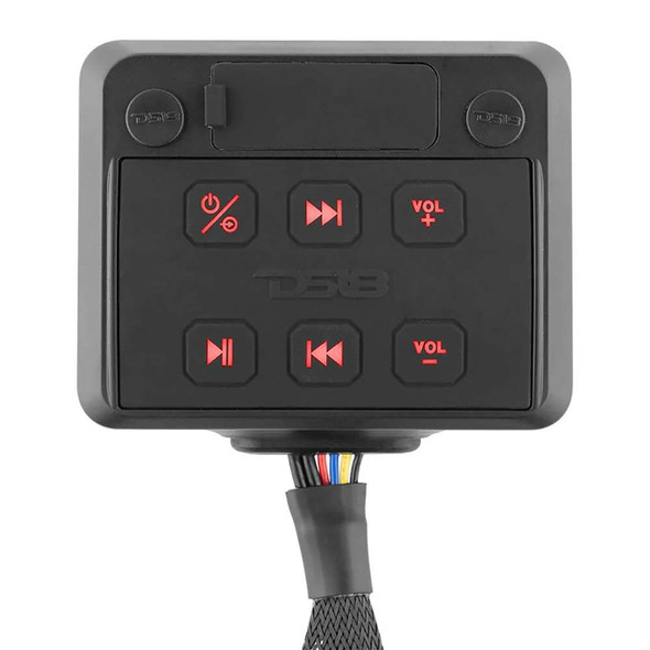 DS18 DS18 HYDRO Square Marine Waterproof Audio Receiver w/Aux Input, Bluetooth, USB Universal Pod [ENSBTRC-SQ] MyGreenOutdoors