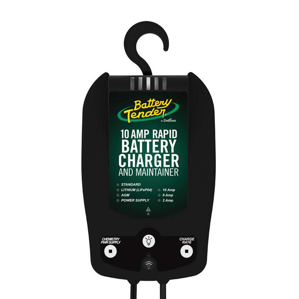 Battery Tender Battery Tender 12V, 10/6/2A Selectable Chemistry Battery Charger w/WiFi [022-0229-DL-WH] MyGreenOutdoors