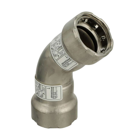 Viega Viega MegaPress 316 FKM 1-1/2" 45 Degree Elbow [91775] MyGreenOutdoors