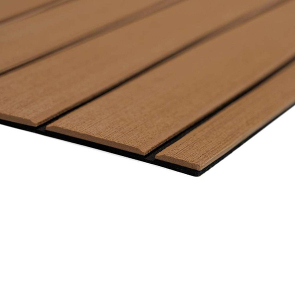 SeaDek SeaDek 40" x 80" 6mm Teak Full Sheet - Brushed Texture - Brown/Black (1016mm x 2032mm x 6mm) [32279-80070] MyGreenOutdoors