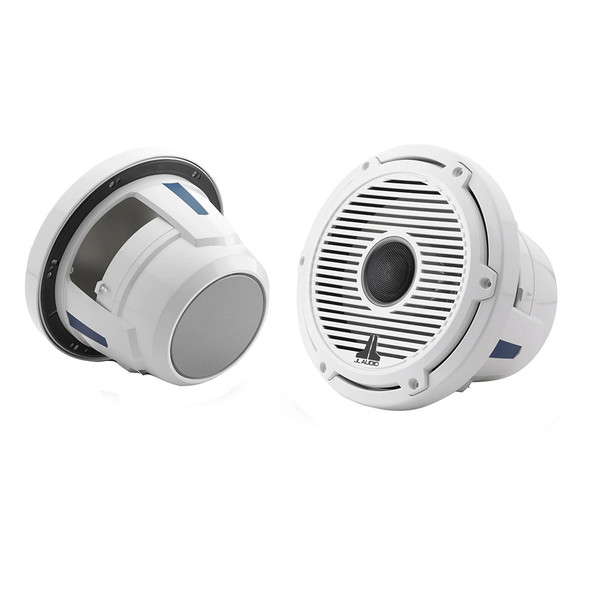JL Audio M6 Series 8.8" Marine Coaxial Speaker w\/Gloss White Classic Grille  Black Tweeter Mesh - M6-880X-C-GwGw [010-03077-00]