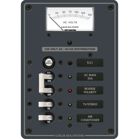 Blue Sea Systems Blue Sea 8102 ELCI GFCI Panel AC 2 Position [8102] 8102 MyGreenOutdoors