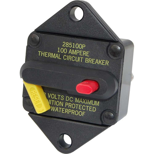 Blue Sea Systems Blue Sea 7086 80 Amp Circuit Breaker Panel Mount 285 Series [7086] 7086 MyGreenOutdoors