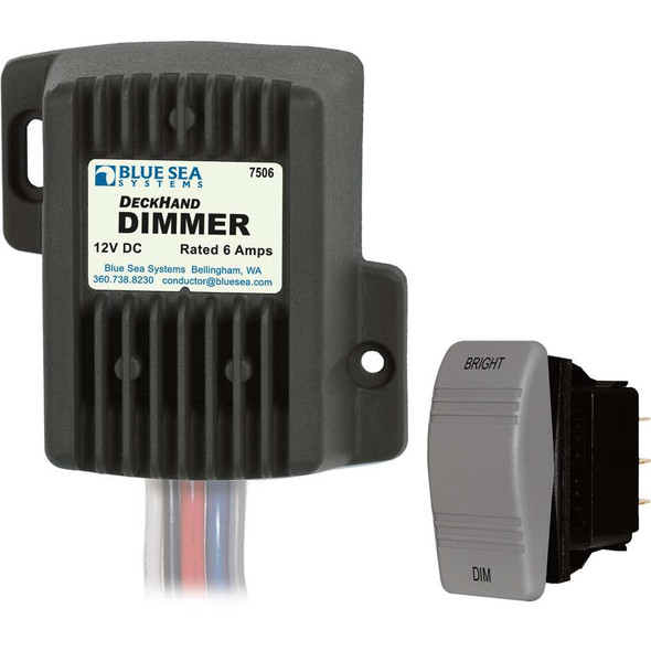 Blue Sea Systems Blue Sea 7506 DeckHand Dimmer - 6 Amp/12V [7506] 7506 MyGreenOutdoors