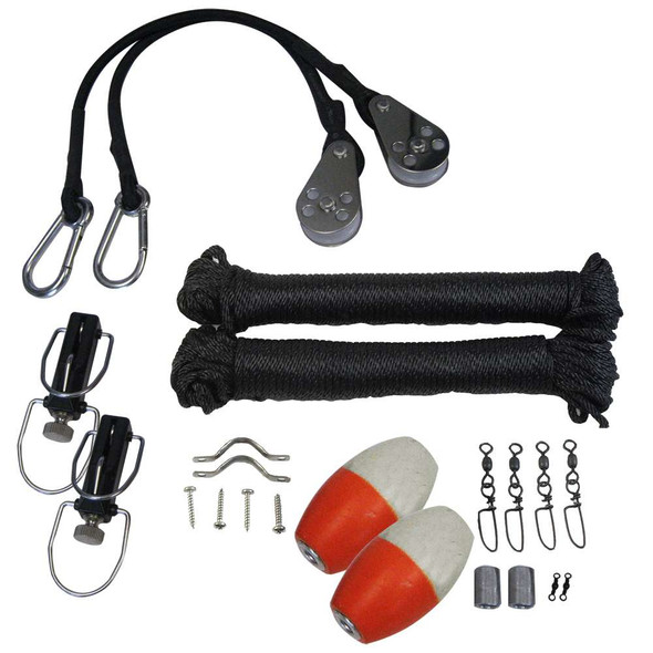 TACO Marine TACO Premium Rigging Kit Black f/1 Pair Outriggers [RK-0001PB] RK-0001PB MyGreenOutdoors