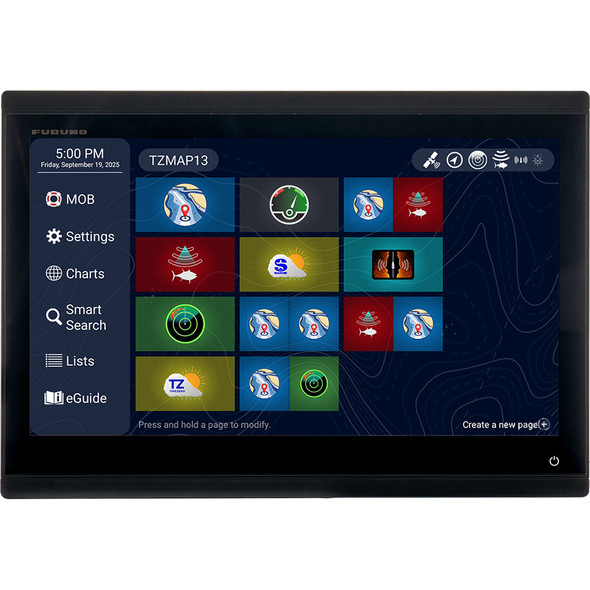 Furuno TZMAP13 MFD Combo Fishfinder\/Chartplotter [TZMAP13]