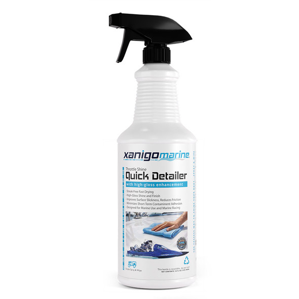 Xanigo Marine Throttle Shine Marine Quick Detailer - 32oz [XMQD32]