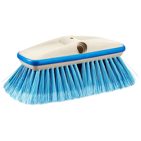 Star brite Deluxe Medium Blue Wash 8" Brush Head w\/Bumper - Dual Connections [40162]
