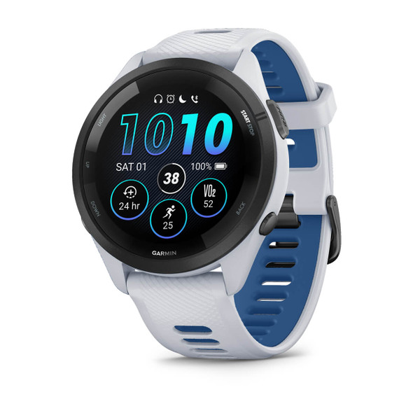 Garmin Forerunner 265S - Whitestone with Light Pink Band