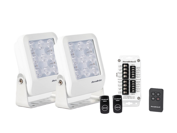 DuraBrite Gen2 Nano Dual Floodlight - White Housing (Bundle 1) [BUND1-SLM10574D1SW]