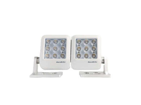 DuraBrite Double Stack Dual Floodlight - White Housing [SLM07WH-44-AA]