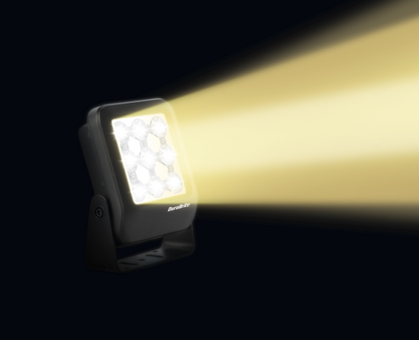 DuraBrite Amber Nano Series Floodlight - Black Housing [SLM08284D1S0/D]