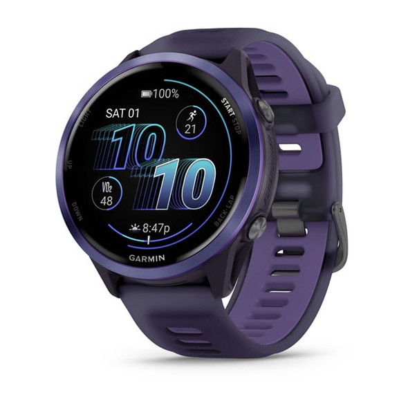 Garmin Forerunner 570 - 47mm - Indigo Aluminum with Imperial Purple/Indigo Band