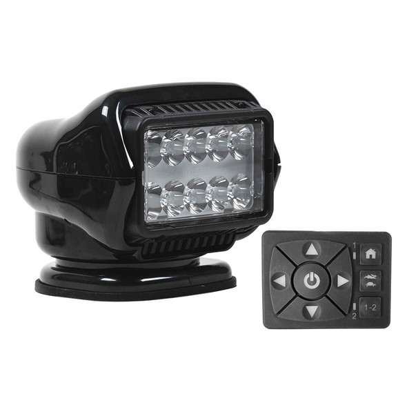 Golight Stryker ST Series LED Hybrid Light - Permanent Mount - Wired Dash Remote - 12V - Black [30218ST]