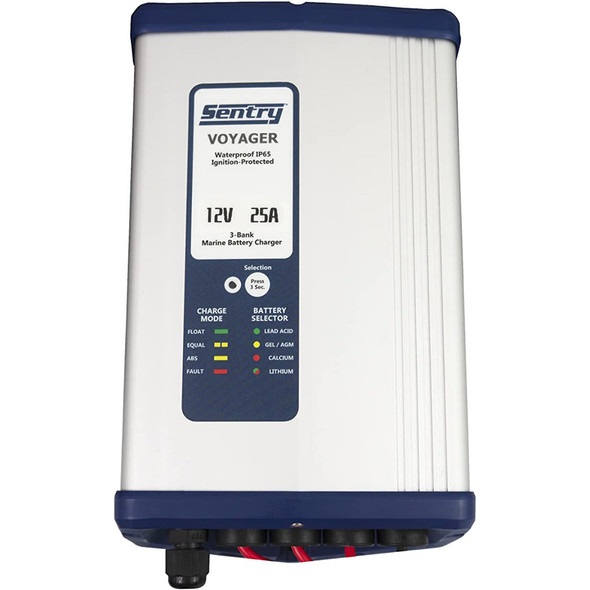 Sentry Voyager Battery Charger 12V - 25A - 115\/230V Input - 3 Bank [SV1225\/3XJ]