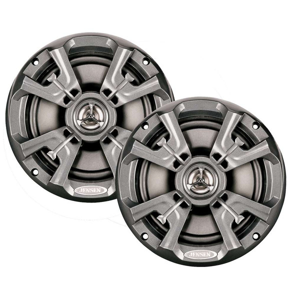JENSEN JENSEN MSX60RVR 6.5" High Performance Coaxial Speaker - (Pair) Silver [MSX60RVR] MSX60RVR MyGreenOutdoors