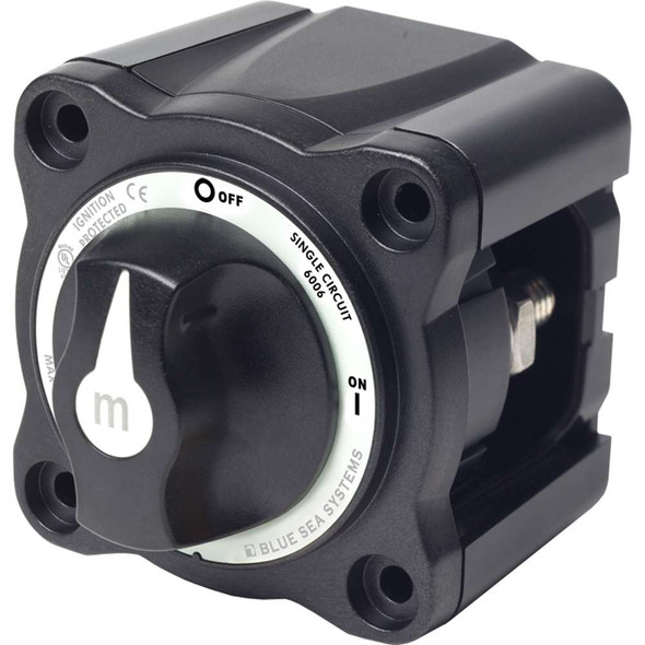 Blue Sea Systems Blue Sea 6006200 Battery Switch Mini ON/OFF - Black [6006200] 6006200 MyGreenOutdoors