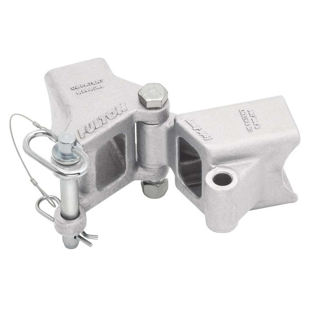 Fulton Fulton Fold-Away Bolt-On Hinge Kit 2" x 3" Trailer Beam, Rating 5,000 lbs., 48" Pivot, Z-Max 600 Zinc Finish [HDPB230101] HDPB230101 MyGreenOutdoors
