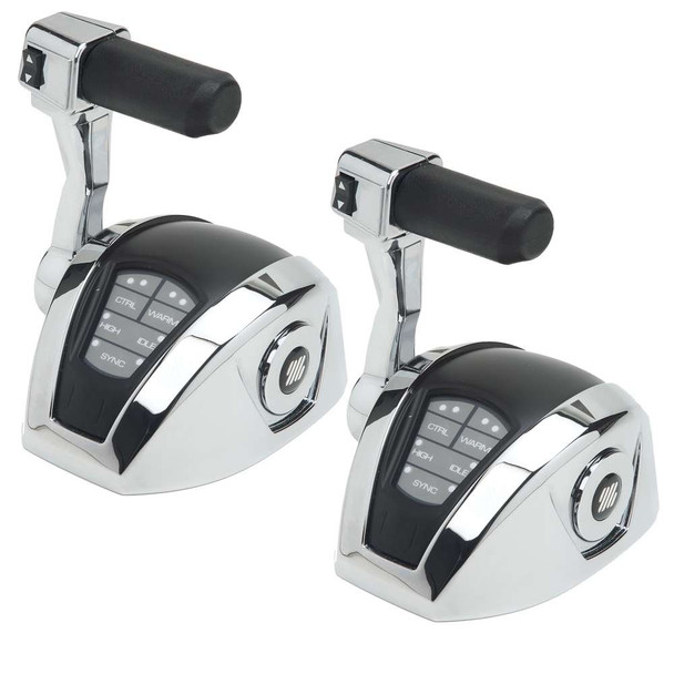 UFlex USA UFlex Power A Electronic Control Package - Single Engine/Dual Station - Mechanical Throttle/Mechanical Shift w/ Trim [MM12T] MM12T MyGreenOutdoors