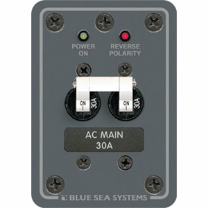 Blue Sea Systems Blue Sea 8077 AC Main Only Toggle Circuit Breaker Panel 8077 MyGreenOutdoors