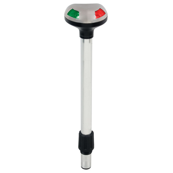 Perko Perko Stealth Series LED Bi-Color 12" Pole Light - Small Threaded Collar - 2 Mile [1619DP2BLK] 1619DP2BLK MyGreenOutdoors