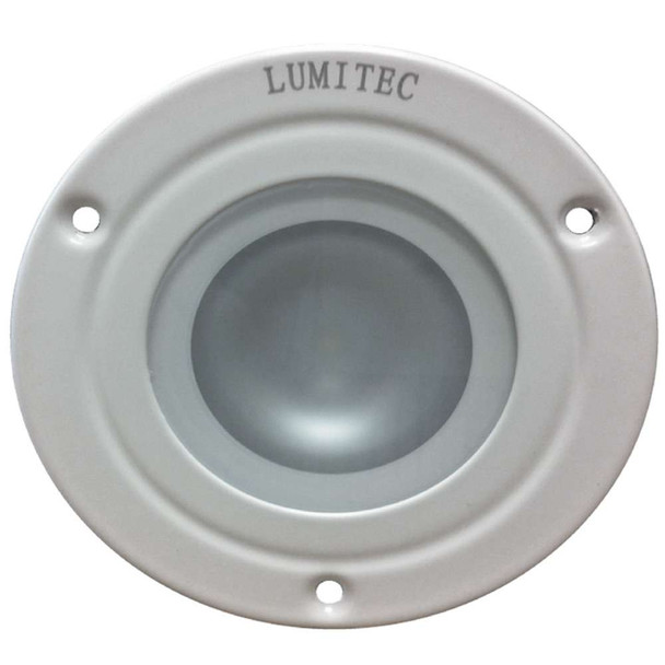 Lumitec Lumitec Shadow - Flush Mount Down Light - White Finish - 4-Color White/Red/Blue/Purple Non Dimming [114120] 114120 MyGreenOutdoors