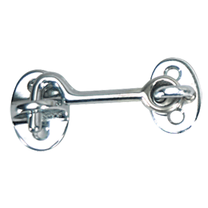 Whitecap Whitecap Cabin Door Hook - CP/Brass - 3" [S-1402C] S-1402C MyGreenOutdoors