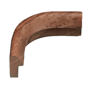 Whitecap Whitecap Teak Rail Outside Corner Molding [60833] 60833 MyGreenOutdoors