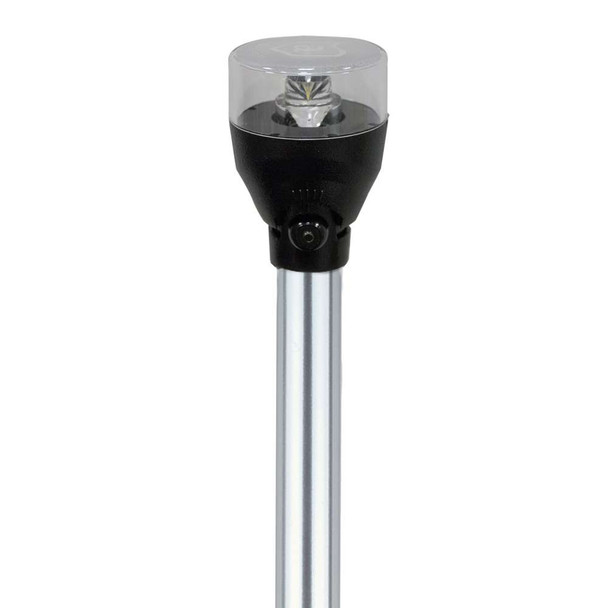 Attwood Marine Attwood LED Articulating All Around Light - 42" Pole [5530-42A7] 5530-42A7 MyGreenOutdoors