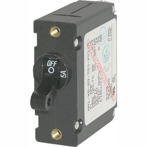 Blue Sea Systems Blue Sea 7200 AC / DC Single Pole Magnetic World Circuit Breaker - 5 Amp 7200 MyGreenOutdoors