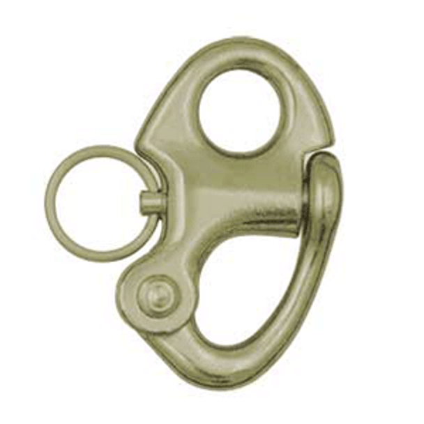 Ronstan Brass Snap Shackle - Fixed Bail - 41.5mm(1-5/8") Length  [RF6000]
