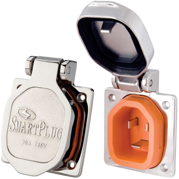 SmartPlug SmartPlug 30 Amp Inlet w/Stainless Steel Cover & No Thermostat [BM30NT] BM30NT MyGreenOutdoors