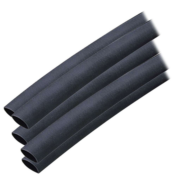 Ancor Ancor Adhesive Lined Heat Shrink Tubing (ALT) - 3/8" x 12" - 5-Pack - Black [304124] 304124 MyGreenOutdoors
