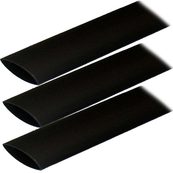 Ancor Ancor Adhesive Lined Heat Shrink Tubing (ALT) - 1" x 12" - 3-Pack - Black [307124] 307124 MyGreenOutdoors
