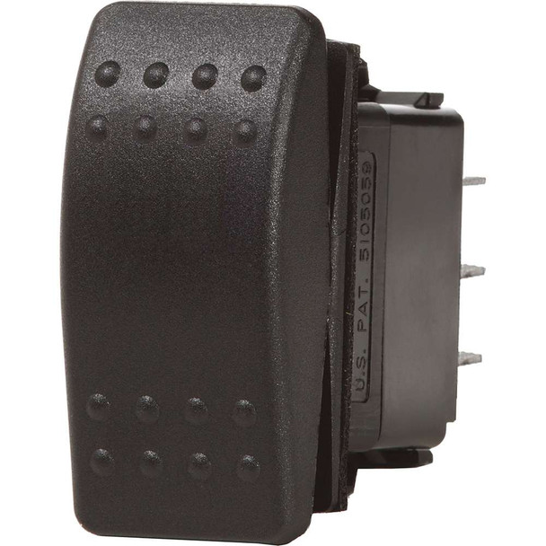 Blue Sea Systems Blue Sea 7938 Contura II Switch DPDT Black - (ON)-OFF-(ON) [7938] 7938 MyGreenOutdoors