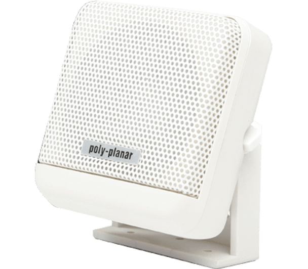 External Speaker, 4.6" Bracket, White - 11237