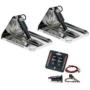Lenco Marine Lenco 17" x 12" Extreme Duty Performance Trim Tab Kit w/LED Indicator Switch Kit 12V RT17X12XDI MyGreenOutdoors