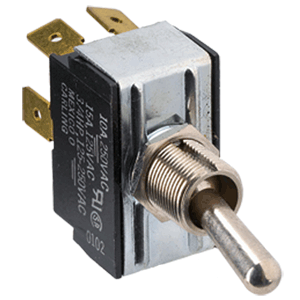 Paneltronics Paneltronics DPDT (ON)/OFF/(ON) Metal Bat Toggle Switch - Momentary Configuration 001-014 MyGreenOutdoors