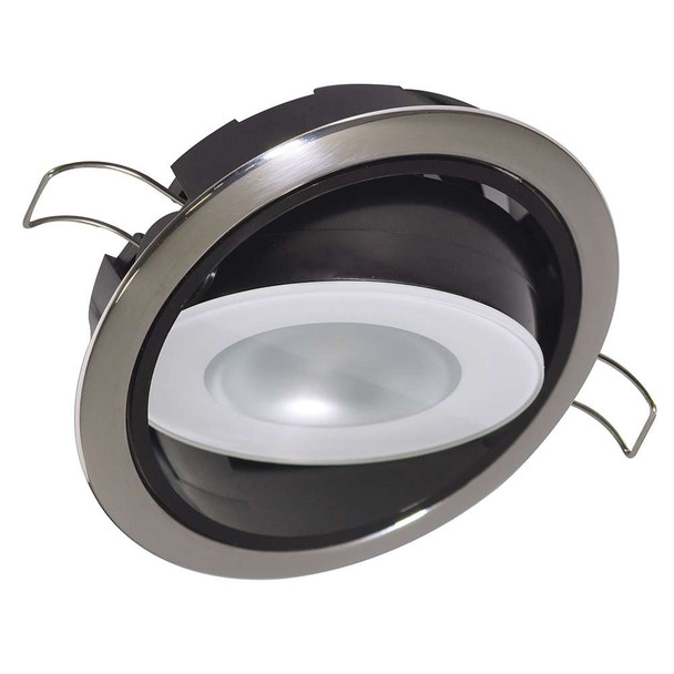 Lumitec Lumitec Mirage Positionable Down Light - Warm White Dimming, Hi CRI - Polished Bezel [115119] MyGreenOutdoors
