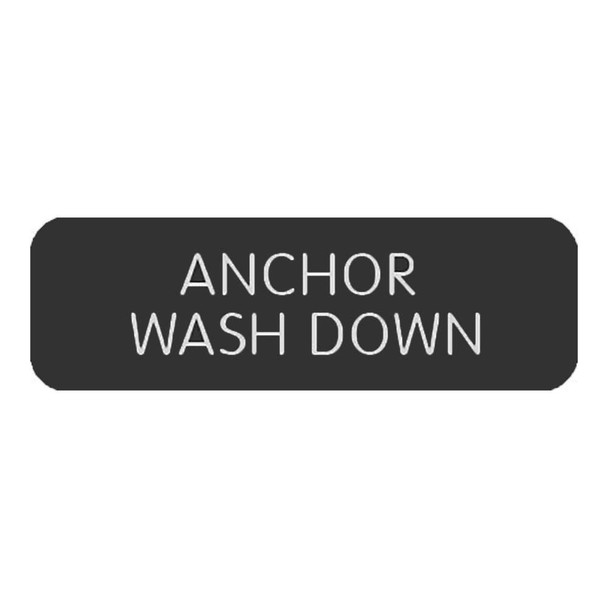 Blue Sea Systems Blue SeaLarge Format Label - "Anchor Wash Down" [8063-0038] MyGreenOutdoors