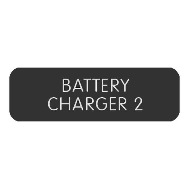 Blue Sea Systems Blue SeaLarge Format Label - "Battery Charger 2" [8063-0051] MyGreenOutdoors