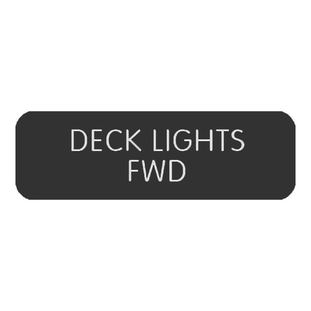 Blue Sea Systems Blue SeaLarge Format Label - "Deck Lights FWD" [8063-0126] MyGreenOutdoors