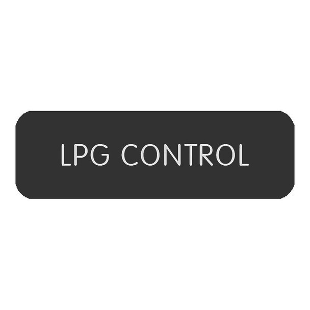 Blue Sea Systems Blue SeaLarge Format Label - "LPG Control" [8063-0306] MyGreenOutdoors