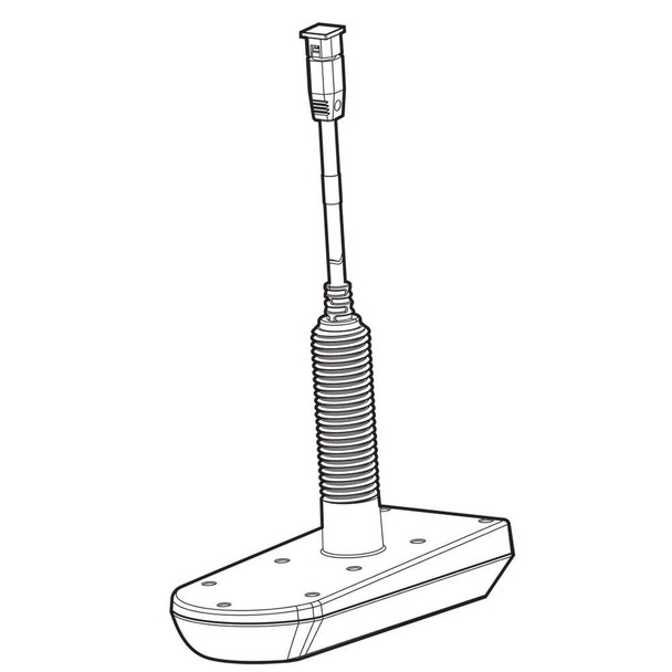 Humminbird Humminbird XPTH 9 20 MSI T MEGA Plastic Thru-Hull Transducer [710264-1] MyGreenOutdoors