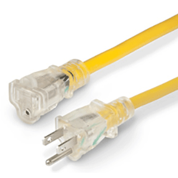 Marinco Marinco 14/3 Lighted Extension Cord - Non-Locking - 15A - 25' [150025NL] MyGreenOutdoors