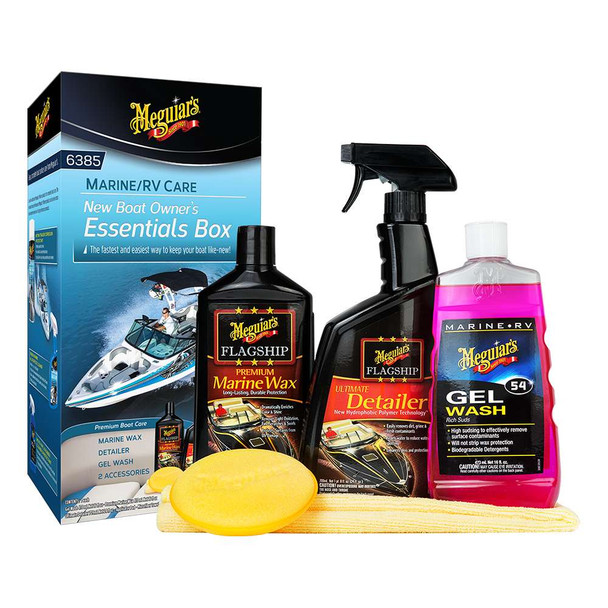 Meguiar's Meguiars New Boat Owners Essentials Kit [M6385] MyGreenOutdoors
