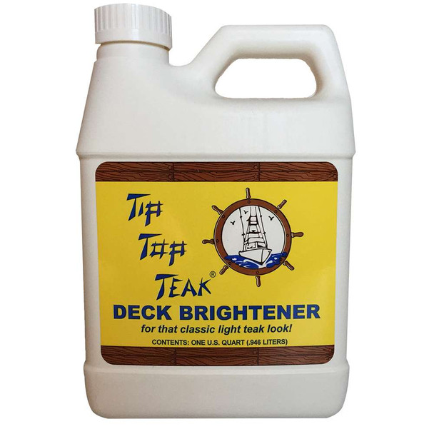 Tip Top Teak Tip Top Teak Tip Top Teak Deck Brightener - Quart - *Case of 12* [TB 3001CASE] MyGreenOutdoors
