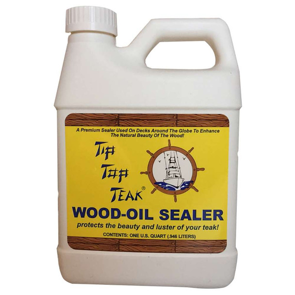 Tip Top Teak Tip Top Teak Tip Top Teak Wood Oil Sealer - Quart - *Case of 12* [TS 1001CASE] MyGreenOutdoors